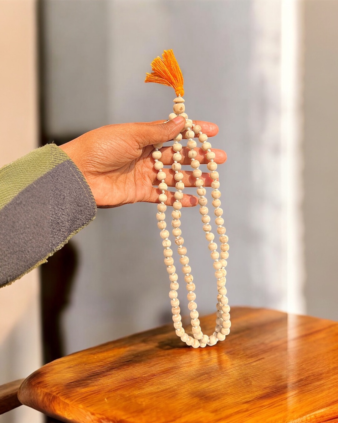 Photoroom_20251221_034626 108+1 Beads 100% Guaranteed Tulsi Jaapmala - Image 1