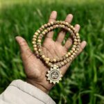 Shri Radha Locket And Radha Name Pure Tulsimala