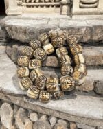 27+1 Big Size Radha Name Beads Pure Tulsi Mala - Image 2