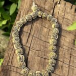 27+1 Big Size Radha Name Beads Pure Tulsi Mala