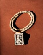 Hanuman ji Locket With Ram Name Beads Pure Tulsi mala - Image 2