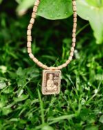 Hanuman ji Locket With Ram Name Beads Pure Tulsi mala - Image 3