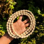 Radha Name Big Size Pure Tulsi Mala