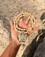 Ramdarbar Locket With Sita & Ram Pure Tulsimala