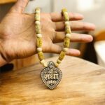 Shri Radha Locket And Shri Radha Name Beads Original Tulsimala