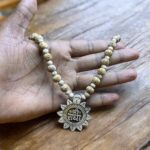 Shri Radha Locket And Radha Name Beads Original Tulsi Mala