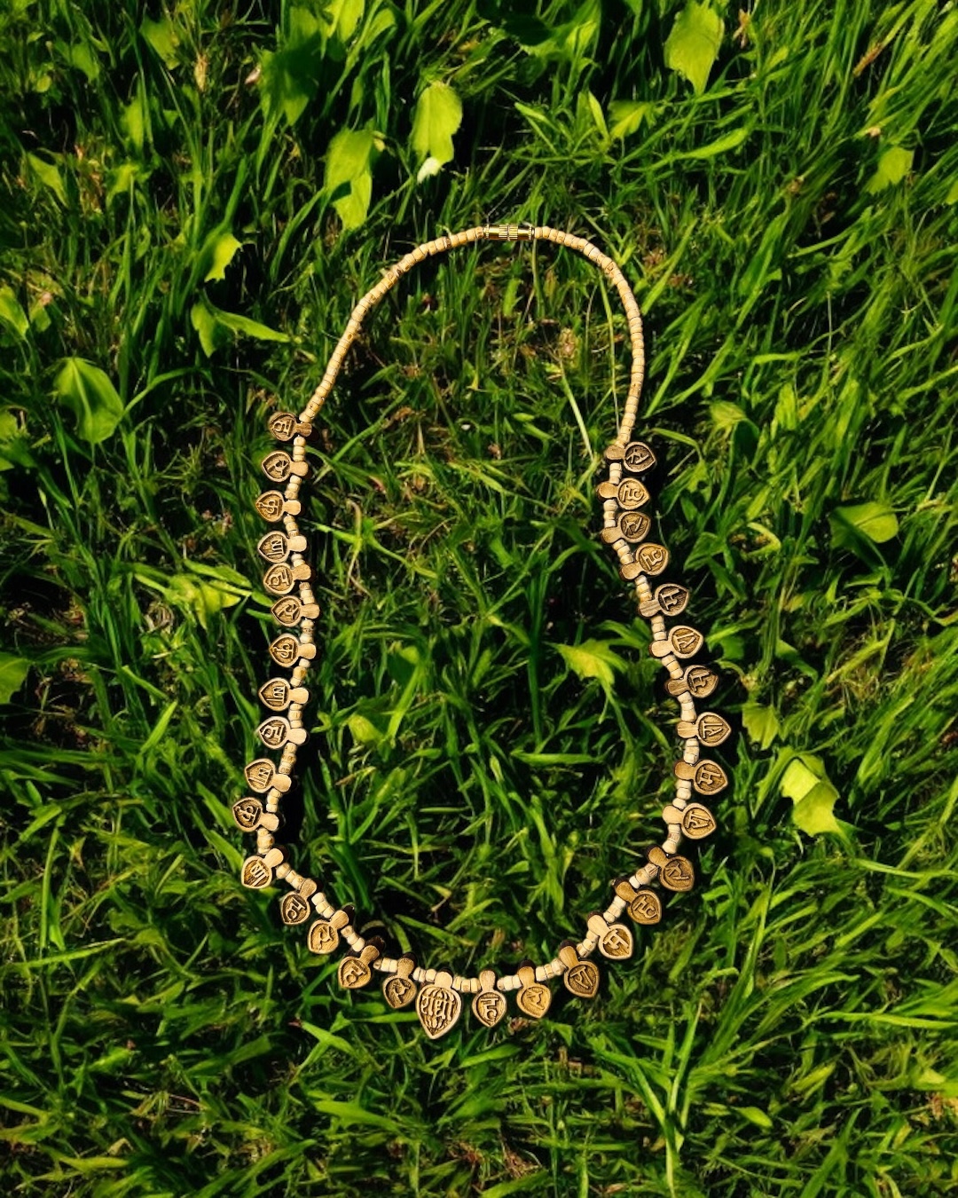 Photoroom_20260104_100043 Hare Krishna Mahamantra Pure Tulsi Mala - Image 1